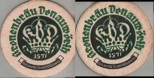 Bierdeckel rund - Kronenbräu