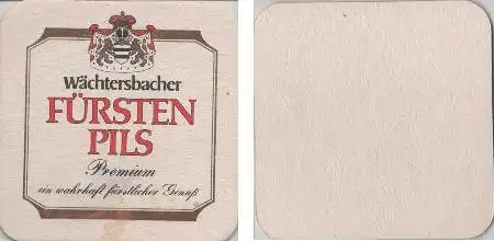 Bierdeckel quadratisch - Wächtersbacher Fürsten Pils