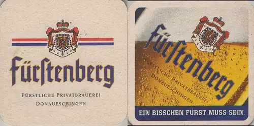 Bierdeckel quadratisch - Fürstenberg
