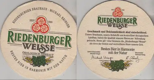 Bierdeckel rund - Riedenburger