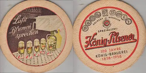 Bierdeckel rund - König-Pilsener