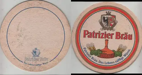 Bierdeckel rund - Patrizier