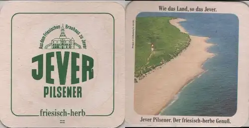 Bierdeckel quadratisch - Jever