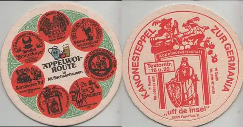 Bierdeckel rund - Äppelwoi