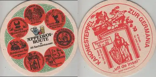 Bierdeckel rund - Äppelwoi