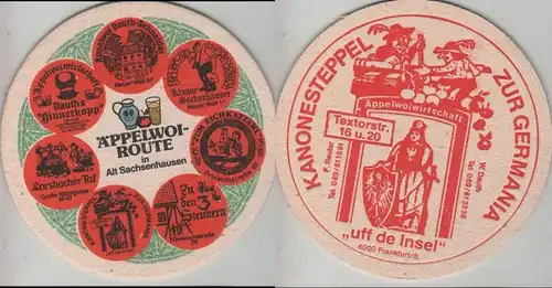 Bierdeckel rund - Äppelwoi