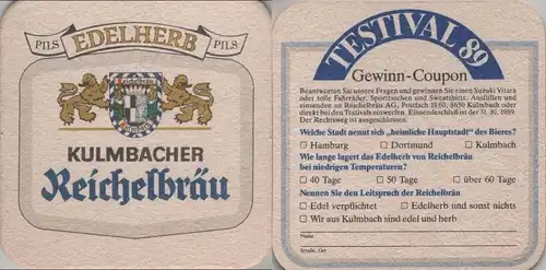 Bierdeckel quadratisch - Reichelbräu