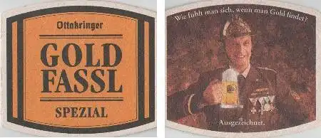 Bierdeckel Sonderform - Goldfassl - Ausgezeichnet