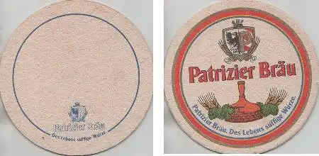 Bierdeckel rund - Patrizier Bräu - süffige Würze