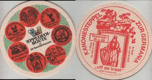 Bierdeckel rund - Äppelwoi