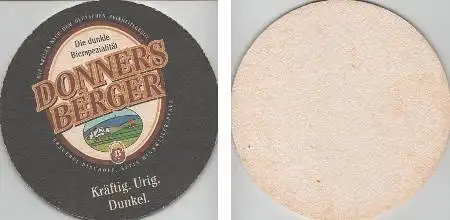 Bierdeckel rund - Donnersberger - dunkle Bierspezialität