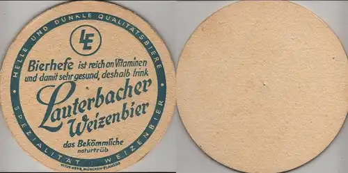 Bierdeckel rund - Lauterbacher Weizenbier