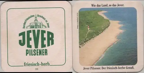 Bierdeckel quadratisch - Jever