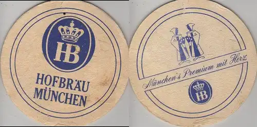 Bierdeckel rund - Hofbräu München