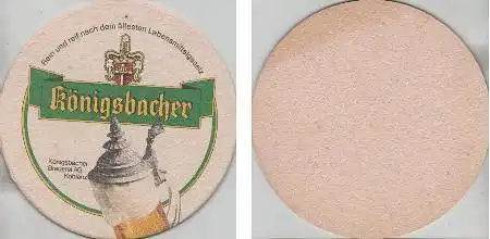 Bierdeckel rund - Königsbacher Brauerei