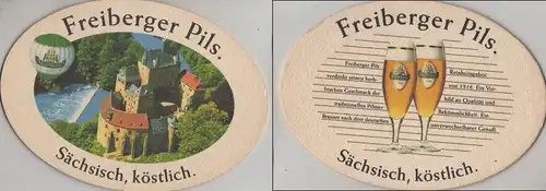 Bierdeckel oval - Freiberger