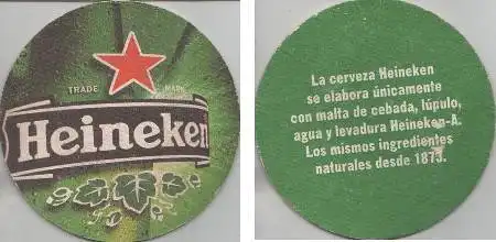 Bierdeckel rund - Heineken - La cerveza