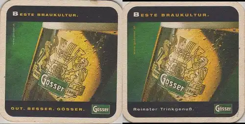 Bierdeckel quadratisch - Gösser