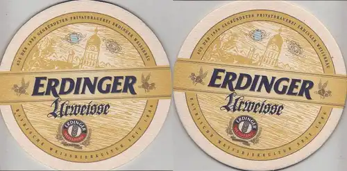 Bierdeckel rund - Erdinger Urweisse