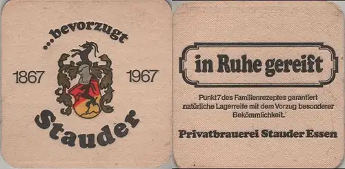 Bierdeckel quadratisch - Stauder