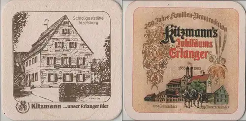 Bierdeckel quadratisch - Kitzmann