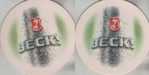 Bierdeckel rund - Becks