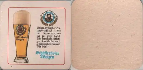 Bierdeckel quadratisch - Schöfferhofer