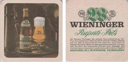 Bierdeckel quadratisch - Ruperti von Wieninger