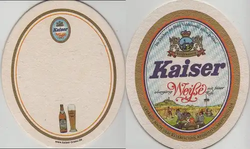 Bierdeckel oval - Kaiser