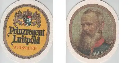 Bierdeckel oval - Prinzregent Luitpold von Bayern