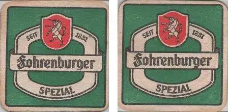 Bierdeckel quadratisch - Fohrenburg Spezial