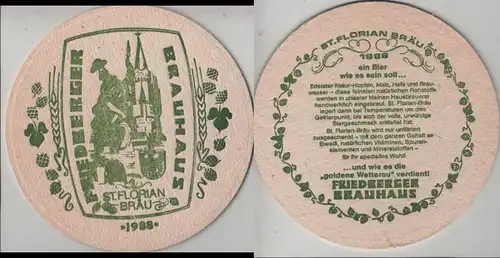 Bierdeckel rund - Friedberger Brauhaus