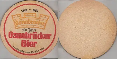 Bierdeckel rund - Osnabrücker Bier