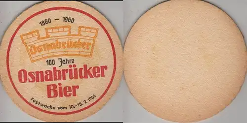 Bierdeckel rund - Osnabrücker Bier