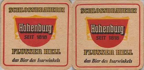 Bierdeckel quadratisch - Flösser