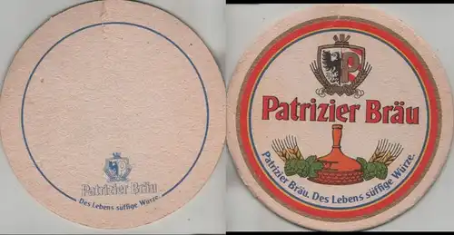 Bierdeckel rund - Patrizier