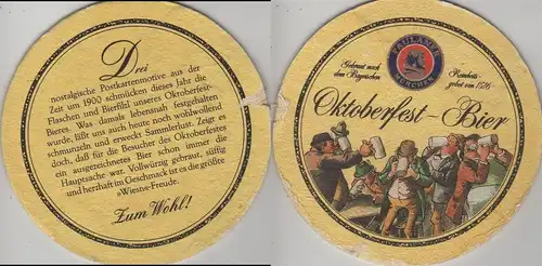 Bierdeckel rund - Paulaner Oktoberfest-Bier