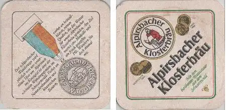 Bierdeckel quadratisch - Alpirsbacher Wandertag