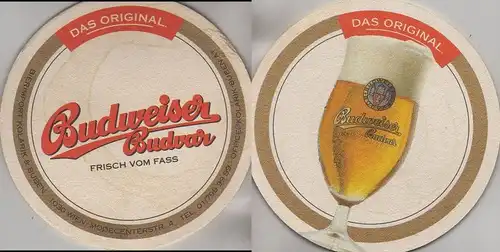 Bierdeckel rund - Budweiser (Tschechien)