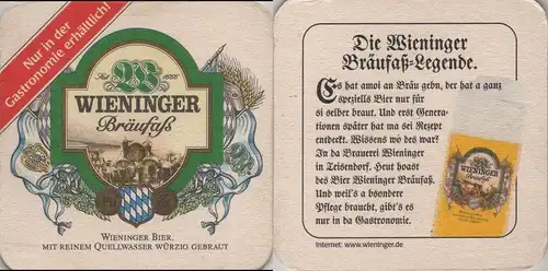 Bierdeckel quadratisch - Wieninger