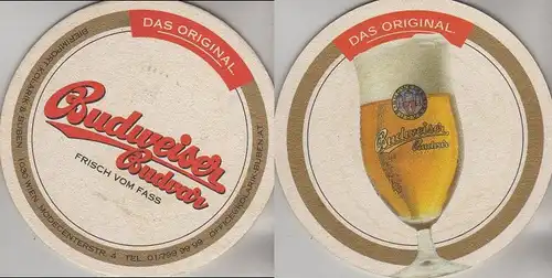 Bierdeckel rund - Budweiser (Tschechien)