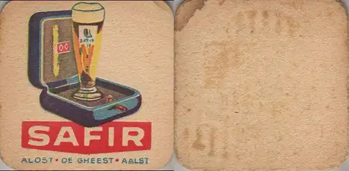 Bierdeckel quadratisch - Safir