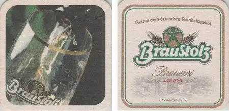 Bierdeckel quadratisch - Braustolz Brauerei