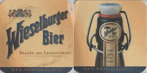 Bierdeckel quadratisch - Wieselburger