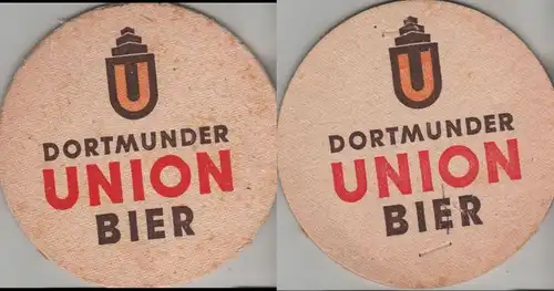 Bierdeckel rund - Dortmunder Union-Bier