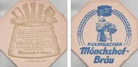 Bierdeckel 8-eckig - Kulmbacher Mönchshof Bräu