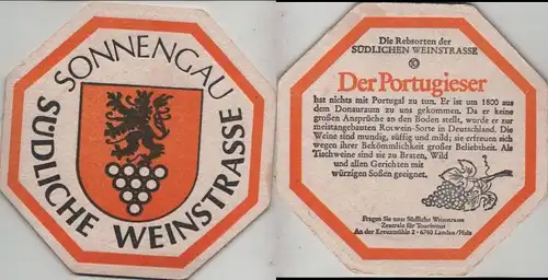 Bierdeckel 8-eckig - Sonnengau