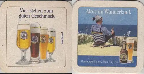 Bierdeckel quadratisch - Flensburger