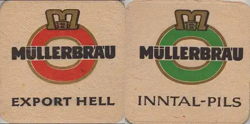 Bierdeckel quadratisch - Müllerbräu