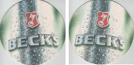 Bierdeckel rund - Becks